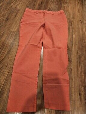 Mario Serrani Coral Straight-Leg Size 6 Pants